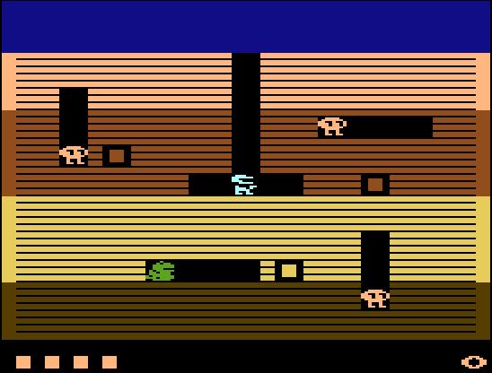 Dig Dug - Atari 2600 game screenshot (1983) by Atari